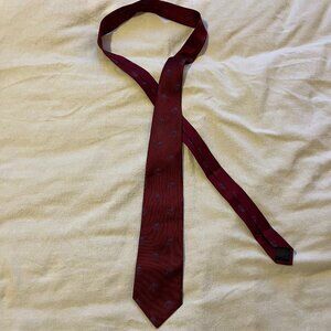 Red Brooks Brothers Fleece Logo Tie (XL)